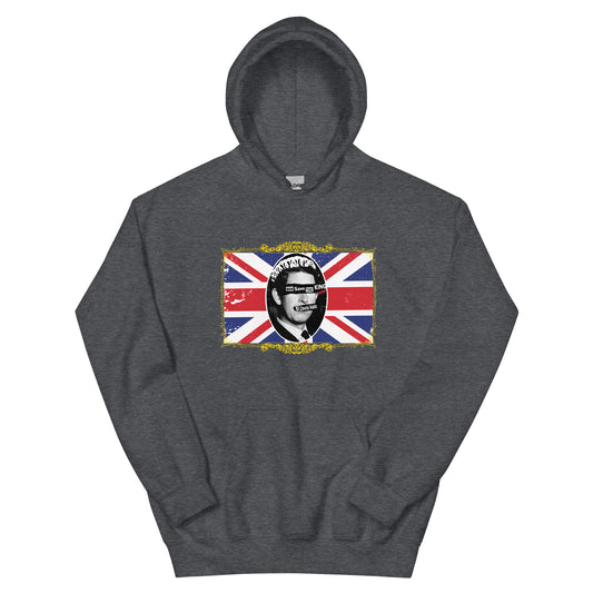 God Save the King Print Hoodie