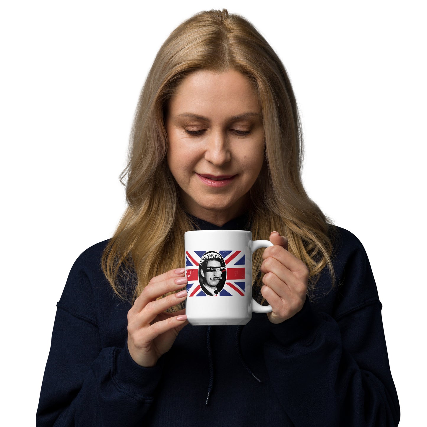 Double-Sided God Save the King Mug